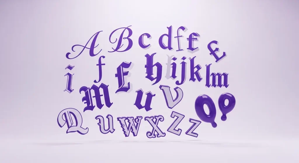 fontes de letras diferentes estilos cursiva gótica negrito online